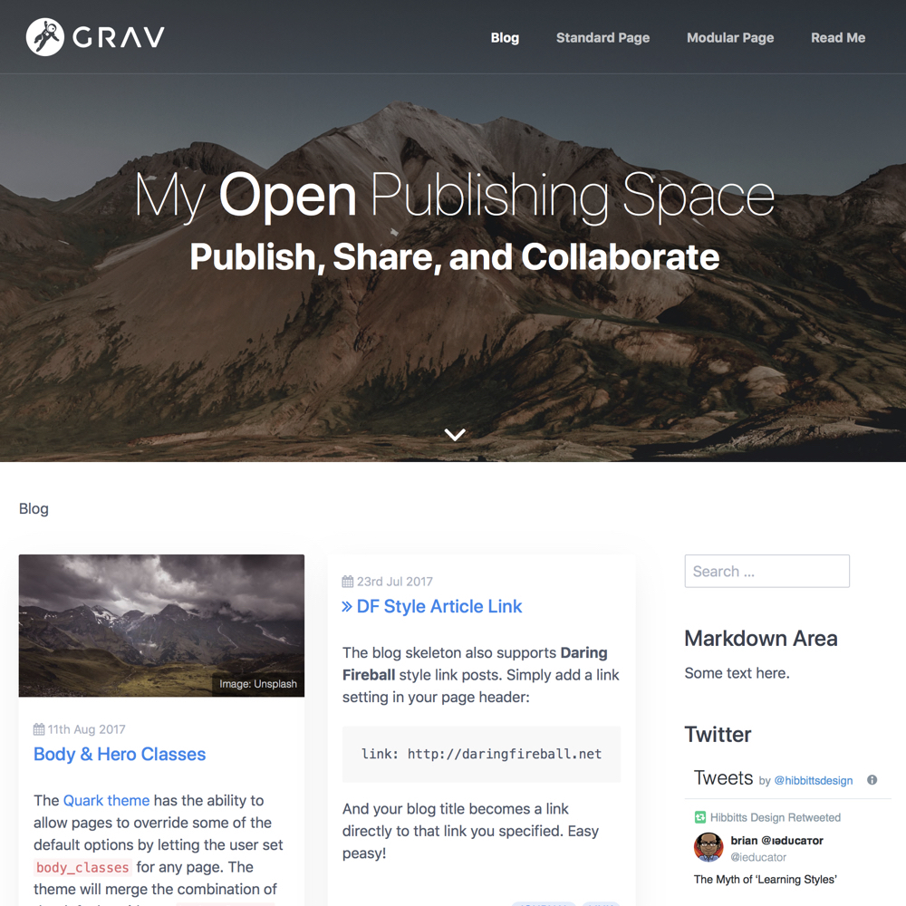 Open Publishing Space Blog List